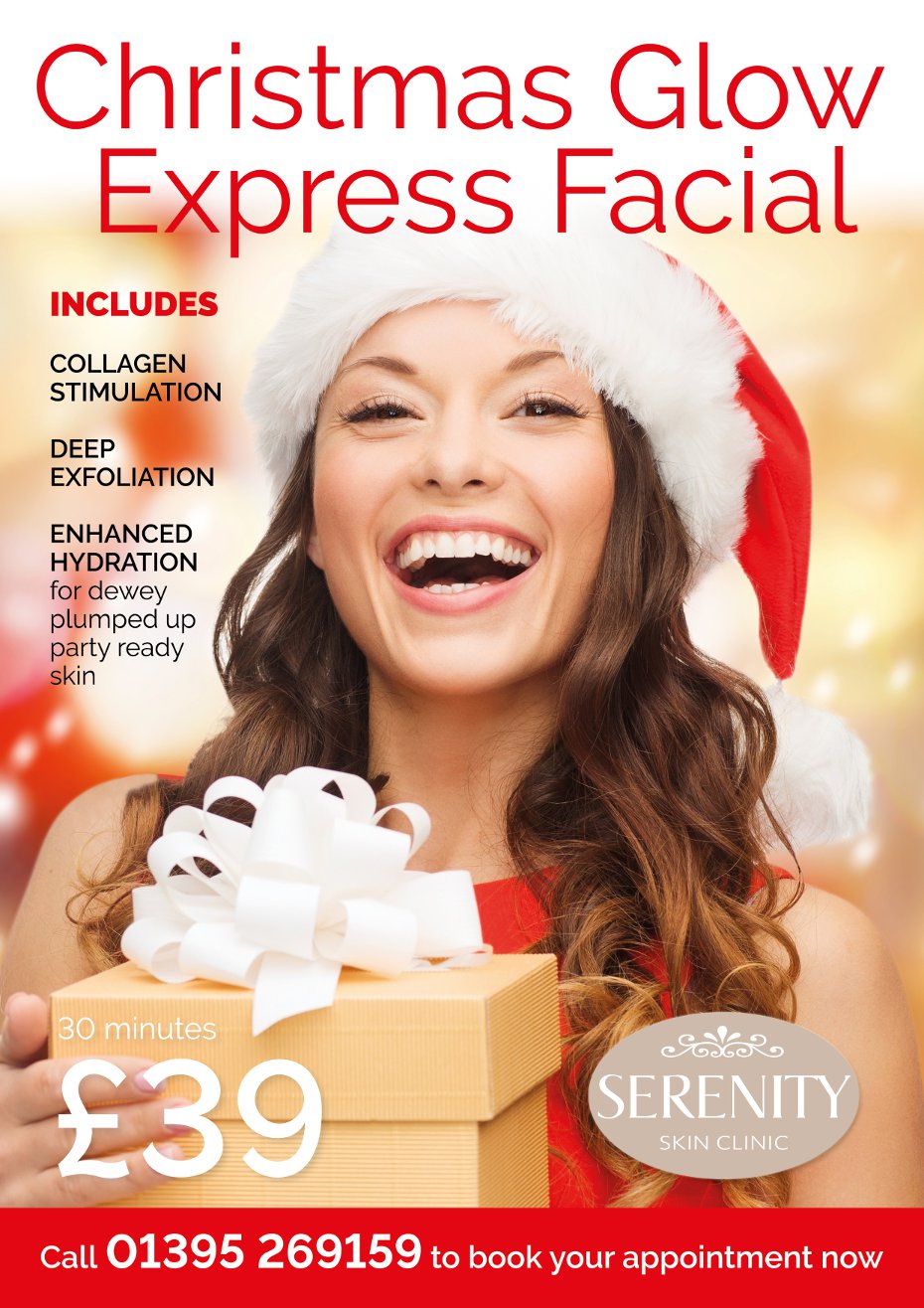 Christmas Glow Express Facial Serenity Skin Clinic Exmouth